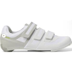 Women's Pearl Izumi Quest Road Cycling Shoes + cleats – White/Fog – Size 43/10.5